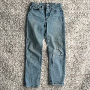 Levi's Light Blue Straight Leg Jeans